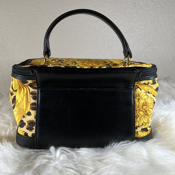 Vintage Gianni Versace Sunburst Leopard Vanity Bag - Picture 6 of 13